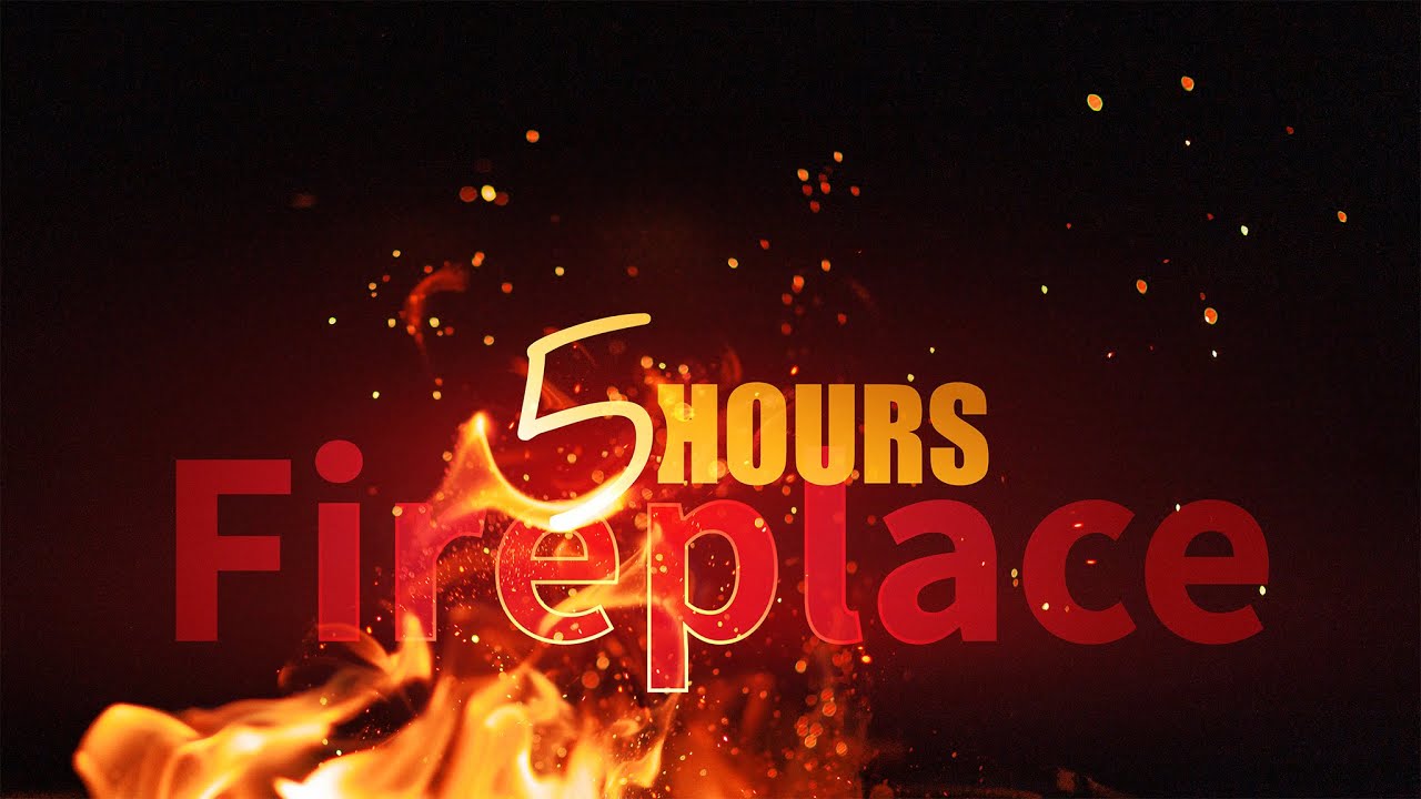 🔥 5 HOURS 🔥 Old Brick Fireplace ASMR | Close Up Crackling Fire Sounds (No Music) 4K