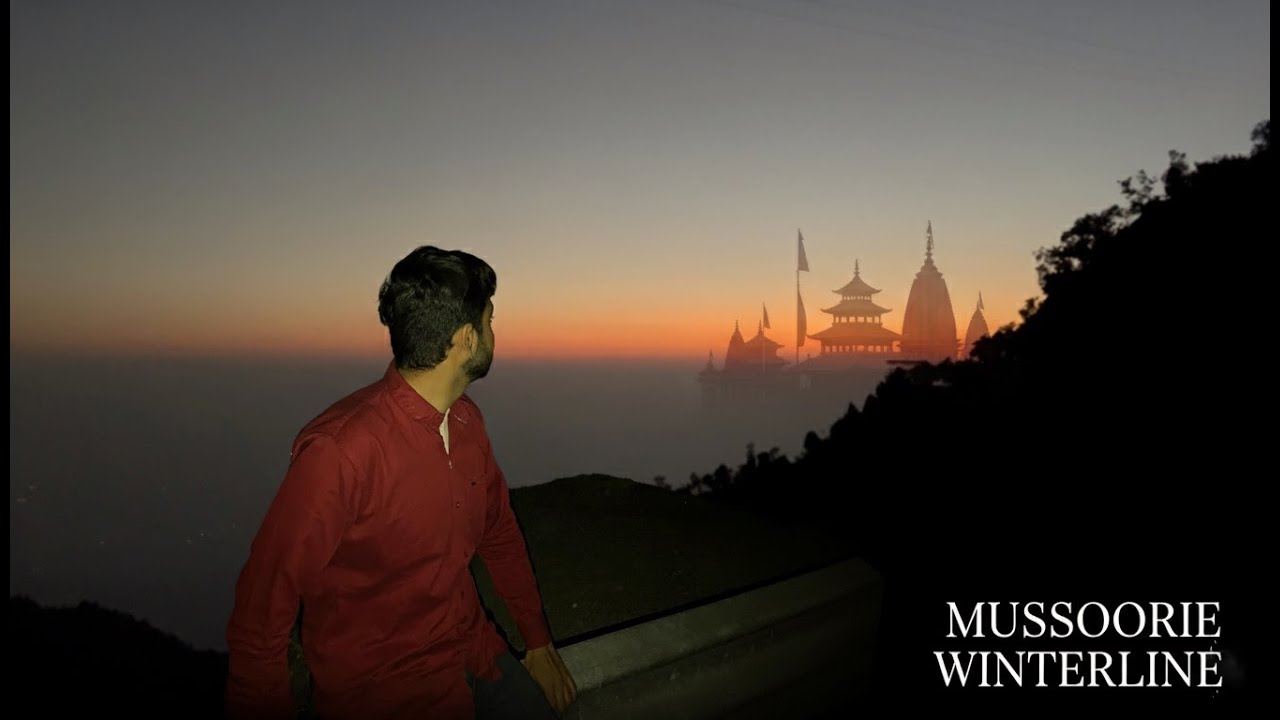 Mussoorie Winterline 🌄 | Magical Sunset & Peaceful Evening in the Hills|Kimadi
