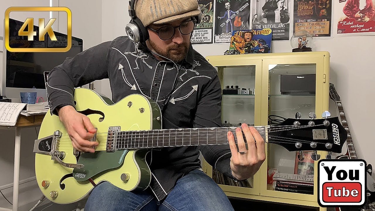 Hola Ghost - Chupacabra (Cover) Adrian Whyte (4K High Quality) Epic Psychobilly Guitar!