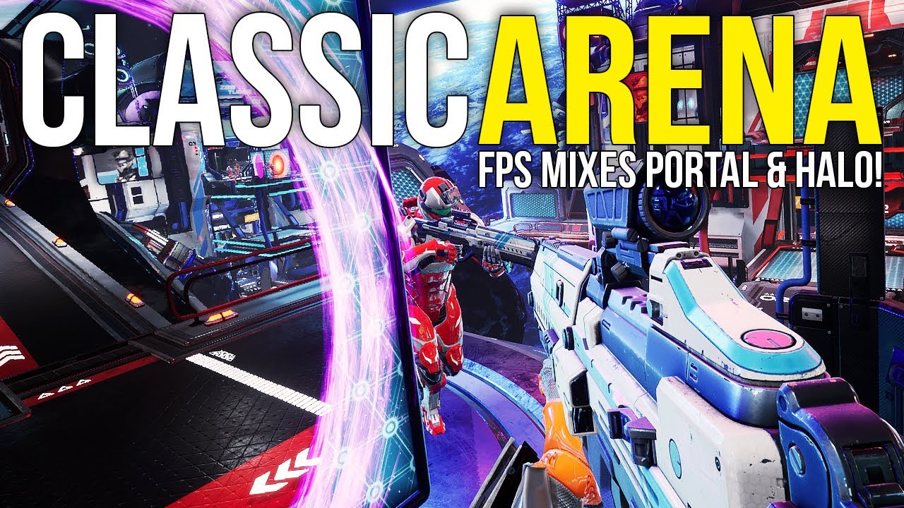 Classic Arena FPS with a Twist! ~ Splitgate Beta First Look