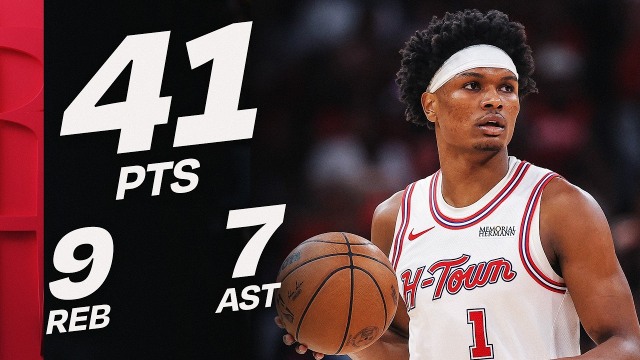 Amen Thompson's CAREER-HIGH 41-PT Night | April 10, 2026