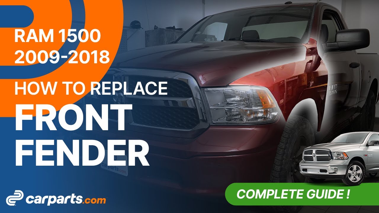 How to replace the Front Fender 2009-2018 Dodge RAM 1500 🚗