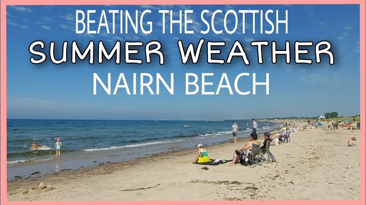 Beatin' the SCOTTISH SUMMER WEATHER at NAIRN BEACH