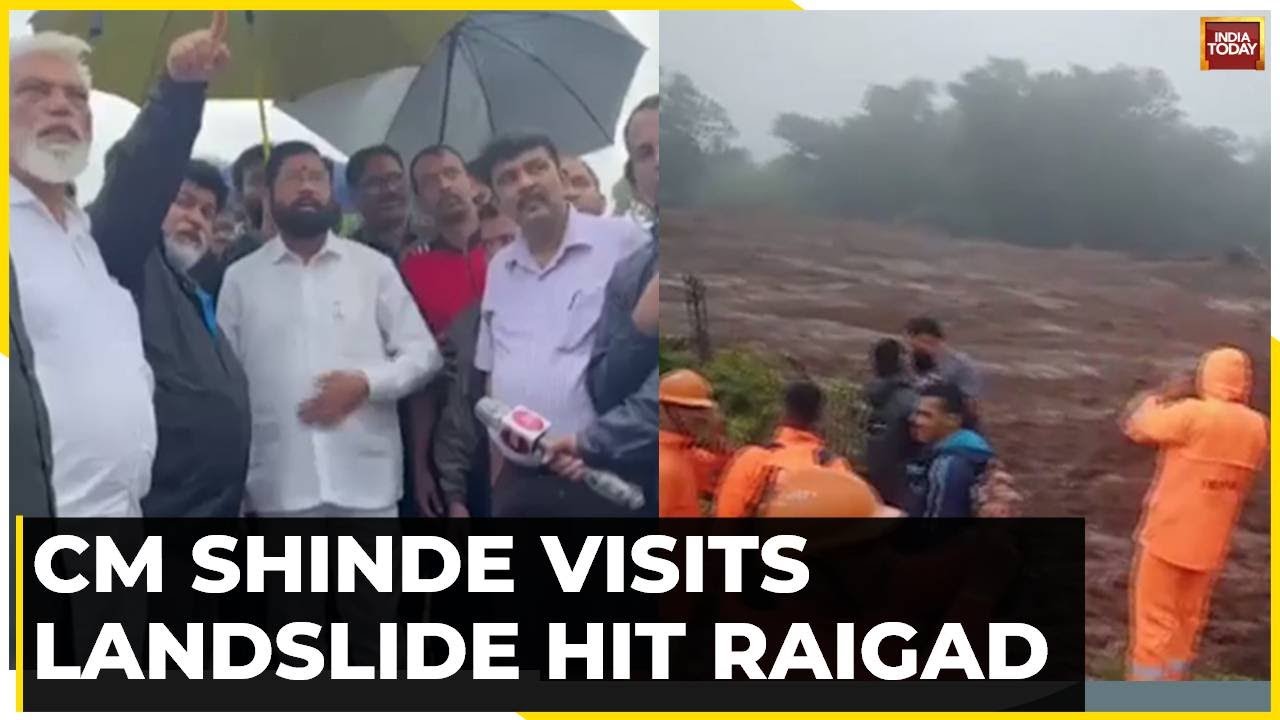 Rescue Operation Going On In Maharashtra's Raigad Following Landslide Wreaks Havoc
