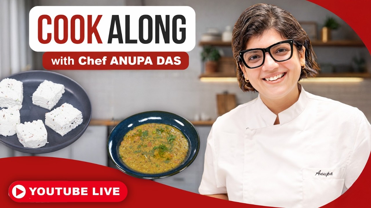 Make Paneer at Home Like a Pro | LIVE with Chef Anupa Das @sanjeevkapoorkhazana