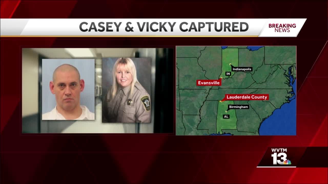 Casey White in custody, Vicky White transported to hospital
