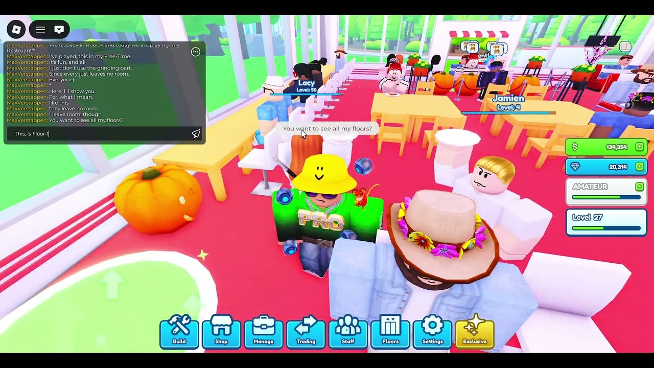 Playing My Restaurant