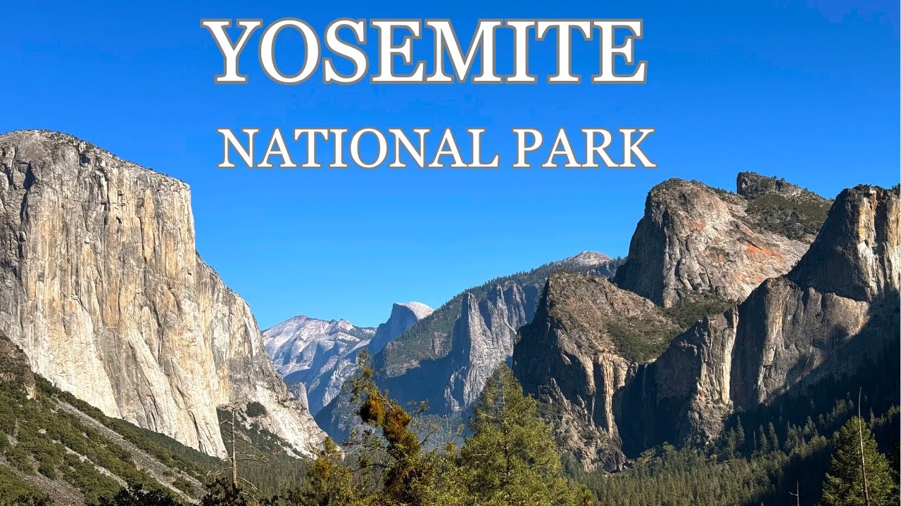 YOSEMITE NATIONAL PARK | Scenic Drive 4K in Yosemite Valley California