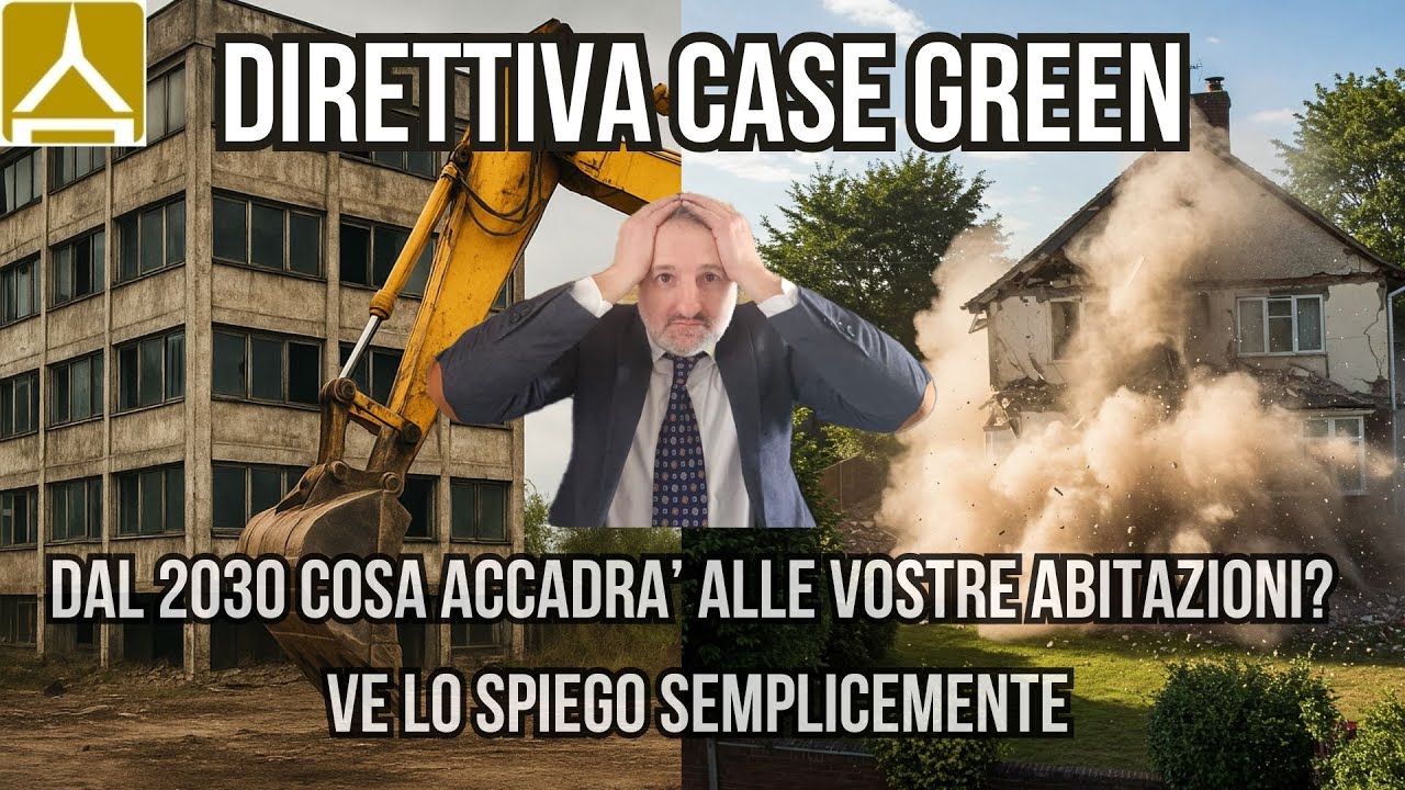 ATTENZIONE! Dal 2030 La tua casa sarà INVENDIBILE?  DIRETTIVA CASE GREEN eccoti la VERITA'