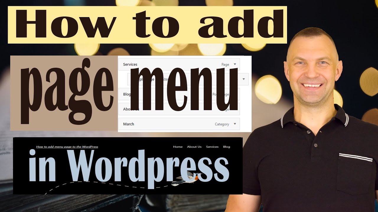 How to add page to menu in WordPress 2022