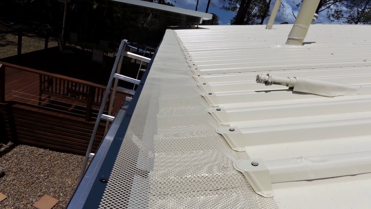 How To Install Blue Mountain Gutter Guard To A Trimdek Roof