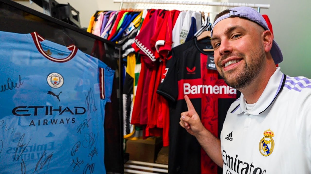 Ma grosse Collection de Maillot Sign&eacute; de Foot (que j'ai jamais partag&eacute;)
