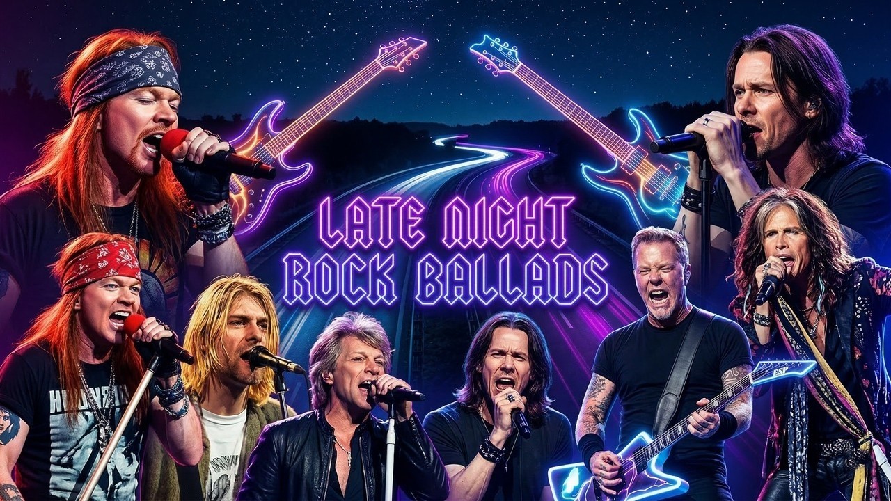 100 Greatest Rock Ballads Ever 🎸 | The Most Emotional Guitar Songs of All Time | BalladVerse