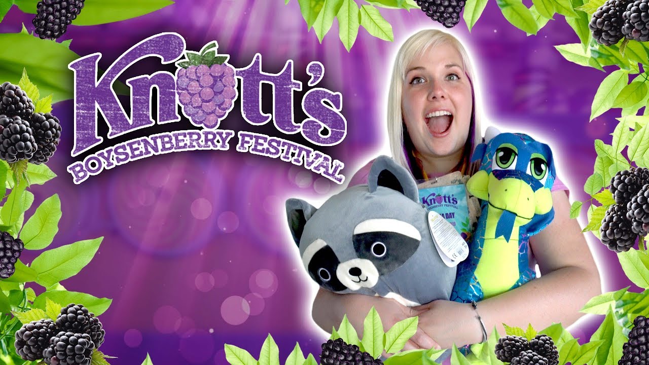 Карнавальные игры, еда и веселье на фестивале Boysenberry в парке Knotts Berry Farm!