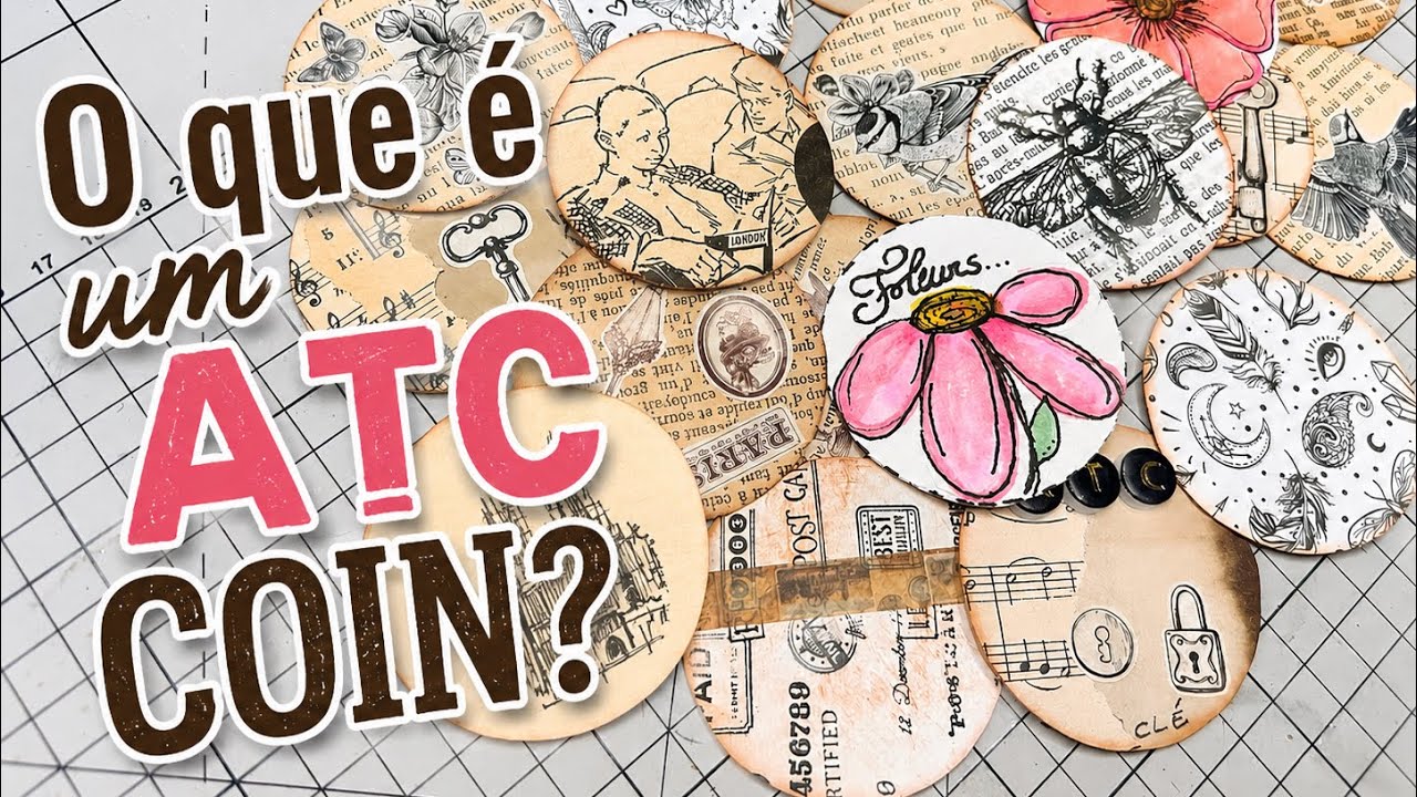 O QUE &Eacute; UM ATC COIN? A Vers&atilde;o Circular dos Artist Trading Cards