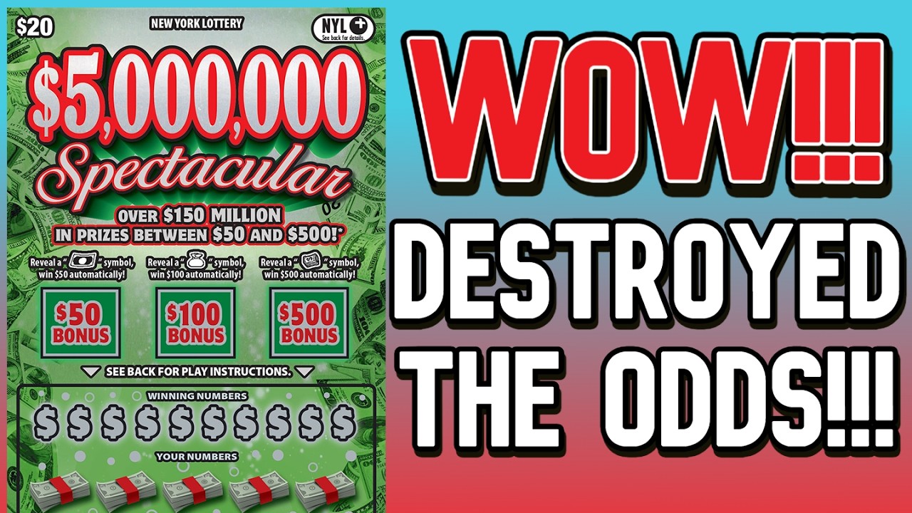 WOW! Christmas Came EARLY! BRAND NEW $5,000,000 Spectacular! $200 Session | New York Lottery