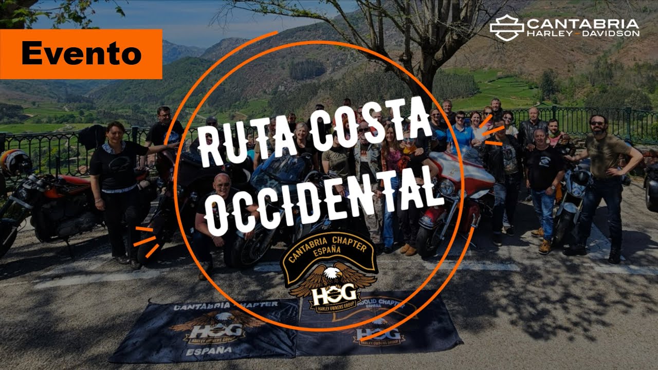 Ruta Costa Occidental Cantabria HOG Chapter 2024 | Evento Harley-Davidson | Ruta Moto y Comida