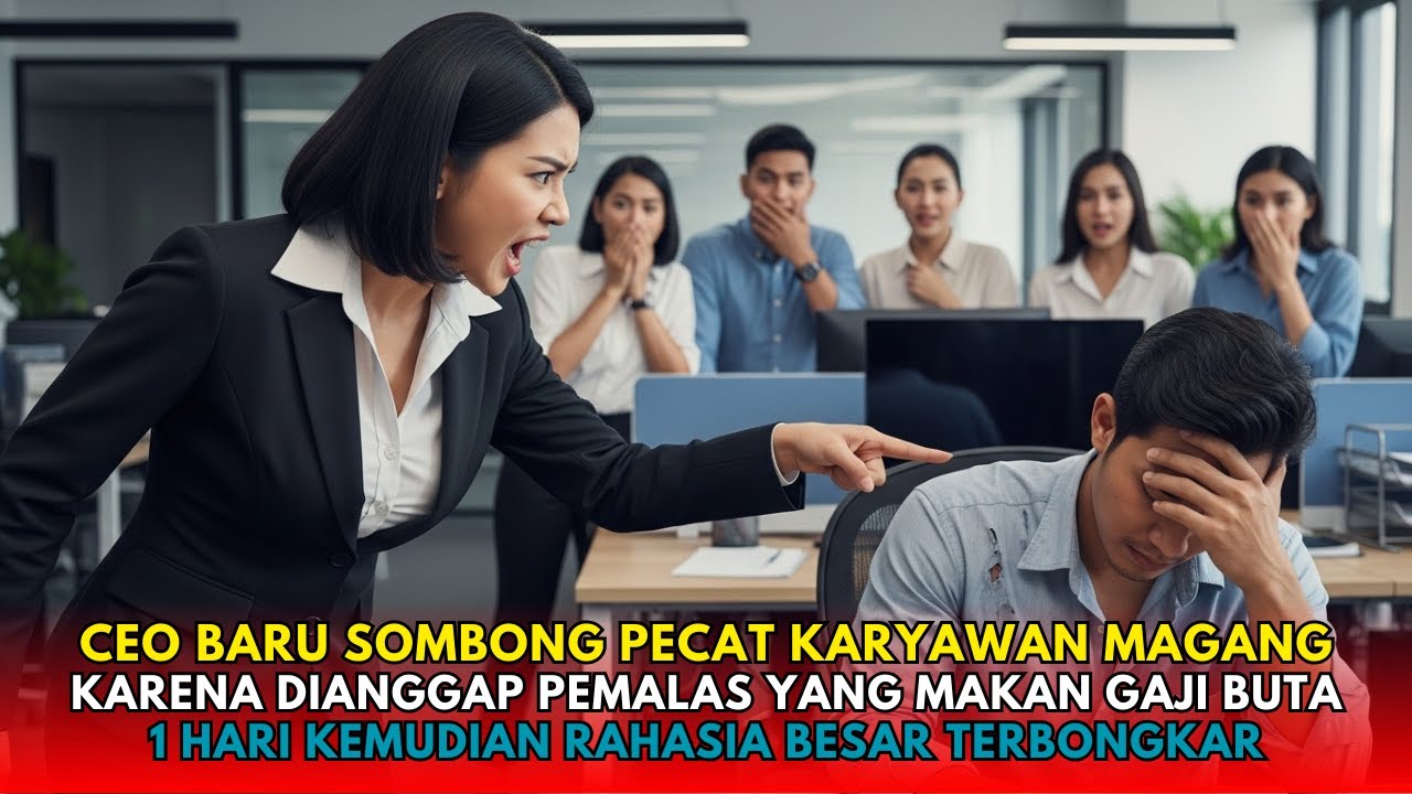 Karyawan Magang Dipecat CEO Baru Angkuh‼️ Besoknya Rahasia Besar Terbongkar