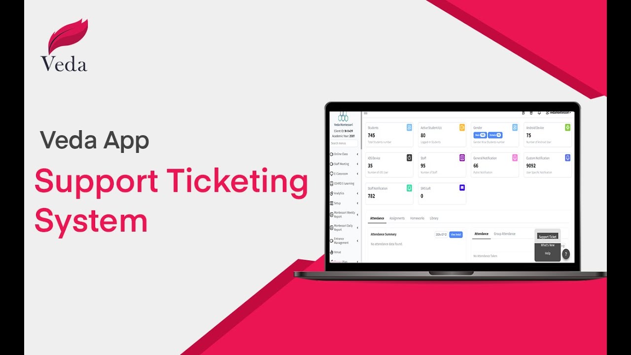 Veda App Support Ticketing System(English)