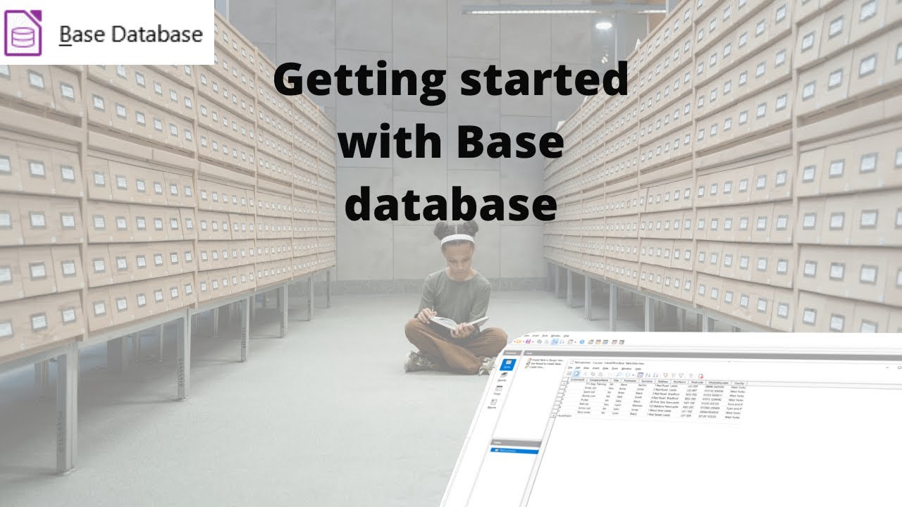Начало работы с базой данных LibreOffice Base