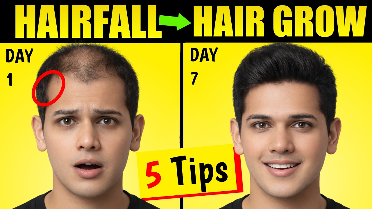 Stop HAIR FALL in Just 7 Days with These 5 SECRET Tips