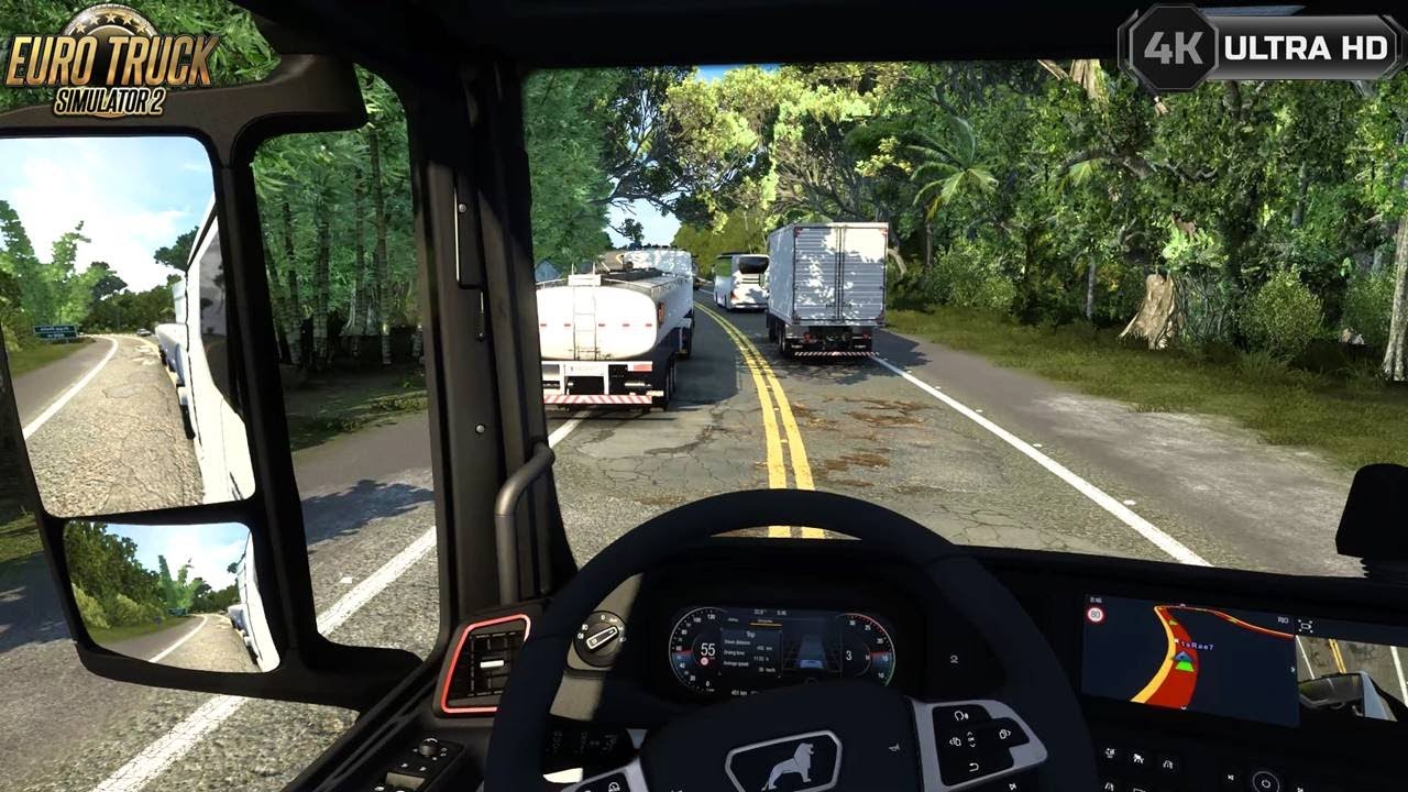 Extreme OVERTAKING and Racing between two Truck Drivers | ETS2 MULTIPLAYER 1.47