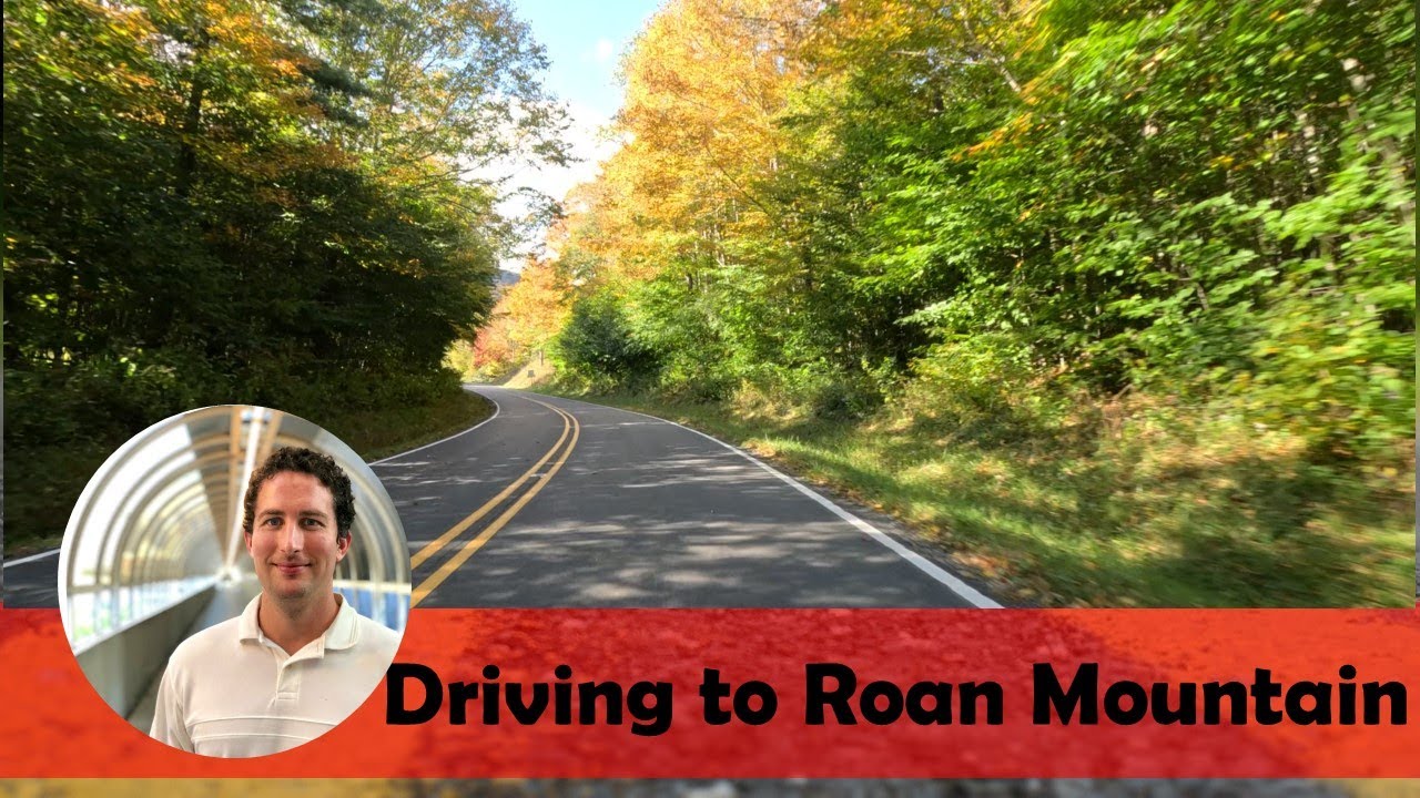 Driving from Bakersville, NC to Roan Mountain on NC261 [Carver's Gap at NC / TN Stateline]