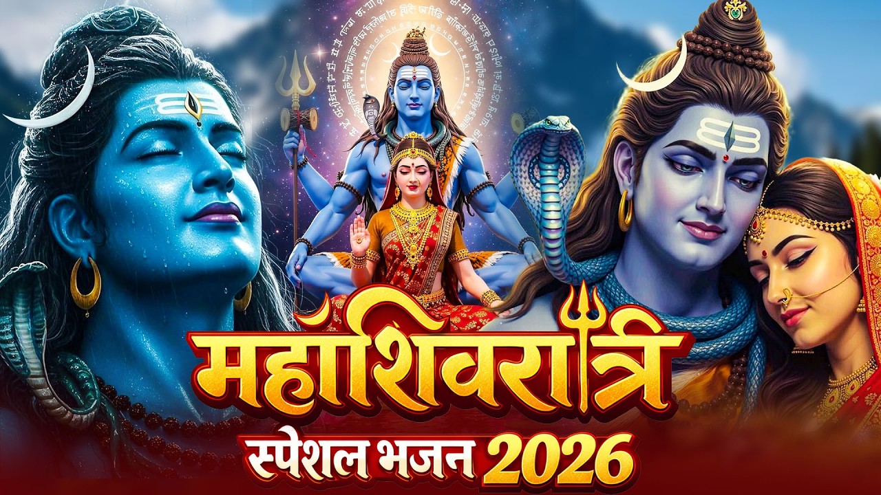 महाशिवरात्रि स्पेशल : कर्पूर गौरम करुणावतारं ॐ नमः शिवाय, शिव अमृतवाणी, शिव आरती #Mahashivratri2026