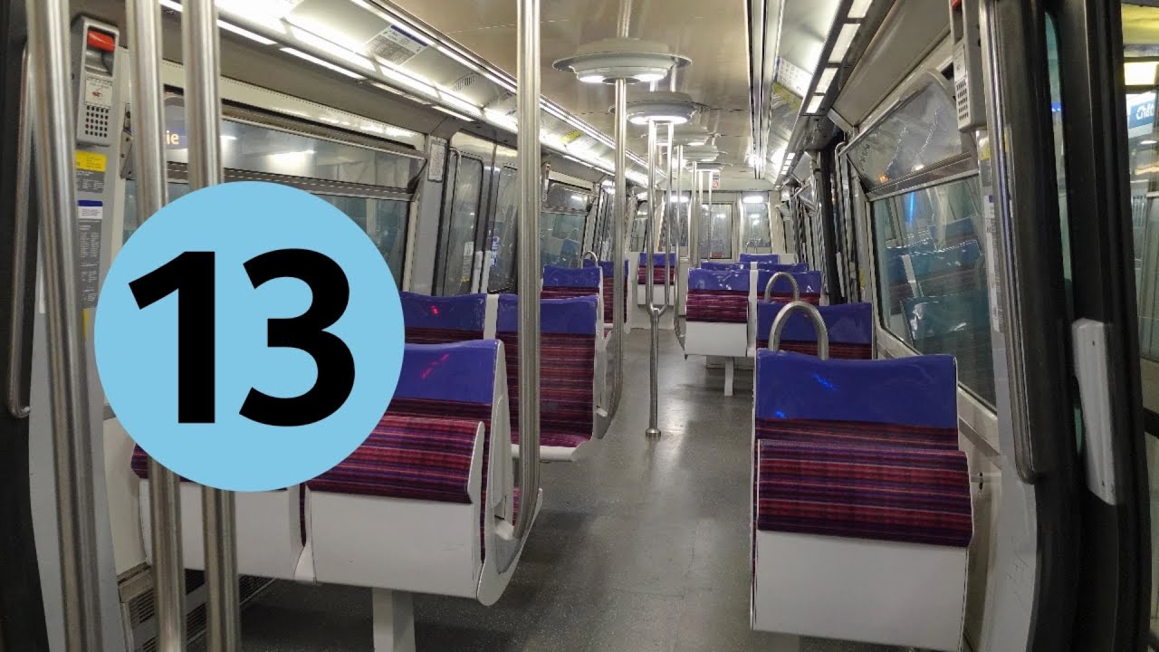 Alsthom MF77 N°045 - M13 entre Gaîté et Châtillon - Réseau RATP - Paris