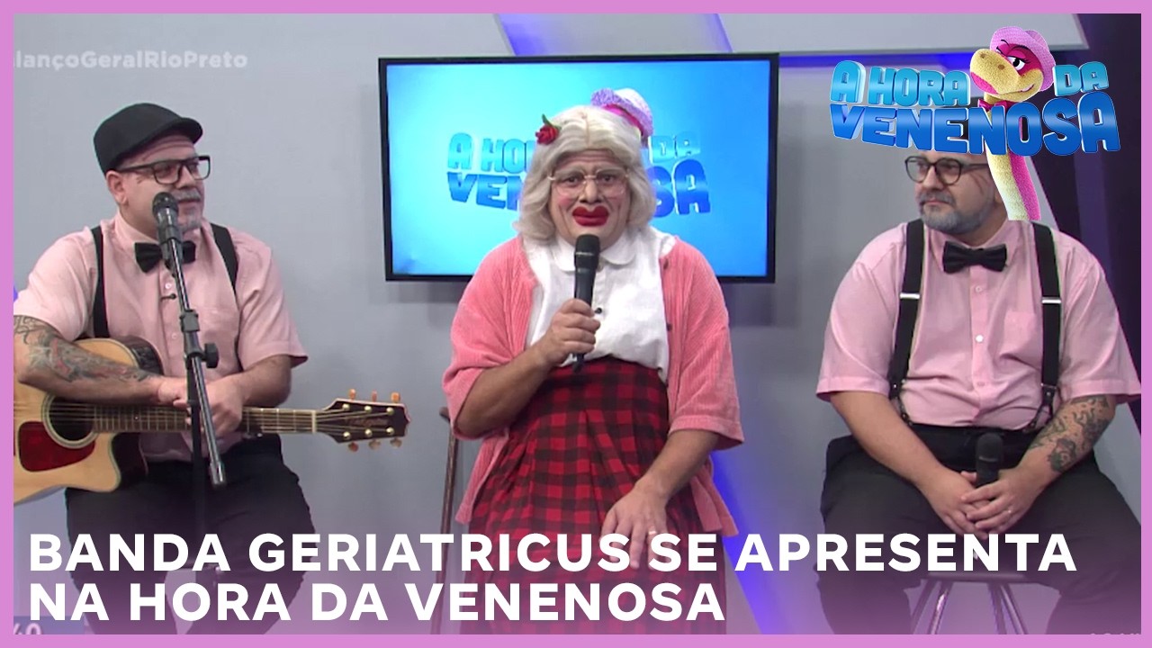 Banda Geriatricus se apresenta na Hora da Venenosa