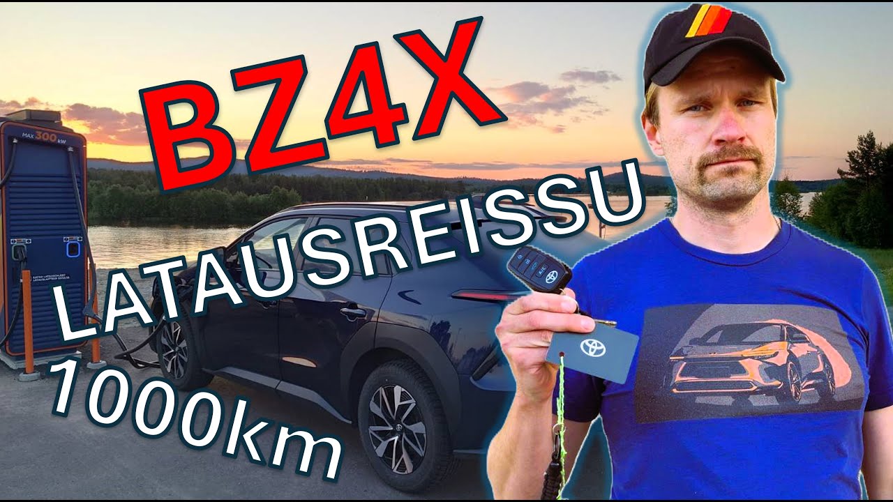 Toyota BZ4X 1000 km latausreissu