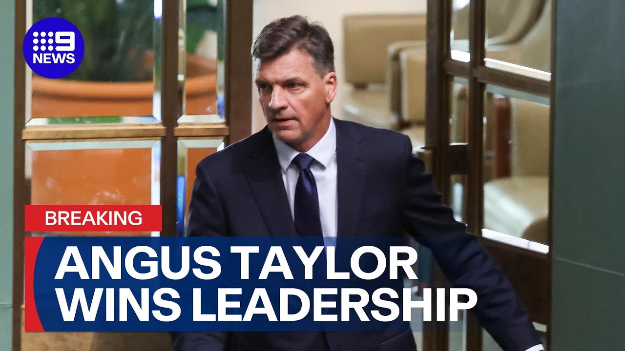 #BREAKING: Angus Taylor wins Liberal leadership vote | 9 News Australia