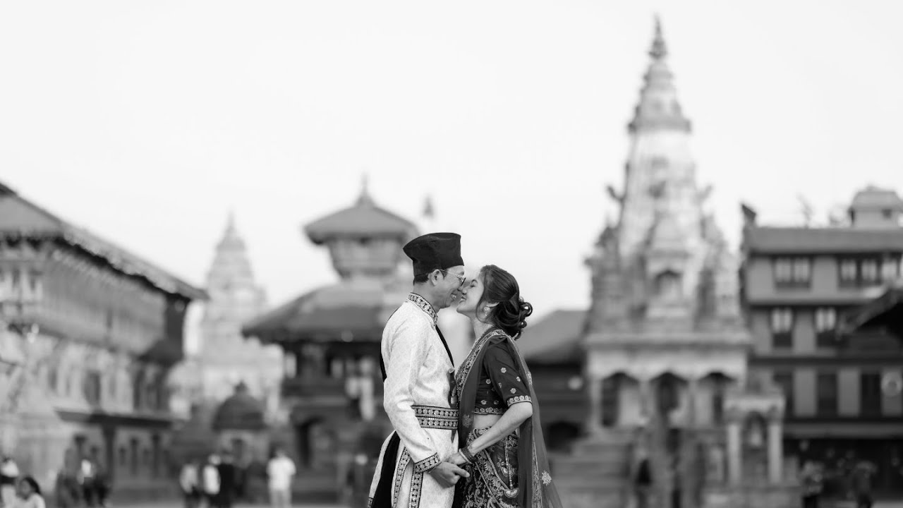 We are thrilled that they visited Nepal, and wearing our dress for their wedding photo shoot
