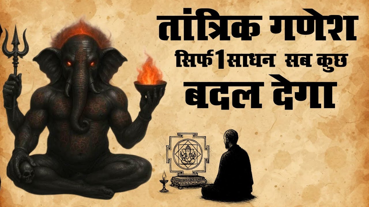 तंत्र में गणेश: गुप्त साधना जो बदल देगी आपकी किस्मत | 100% सिद्धि का मार्ग | #tantra
