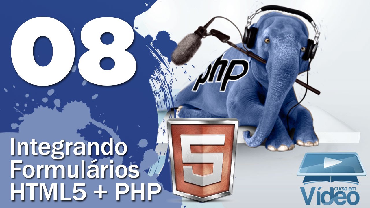 Integração HTML5 + PHP - Curso PHP Iniciante #08 - Gustavo Guanabara