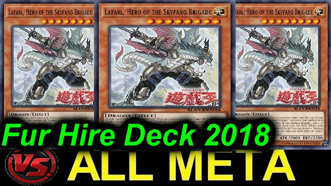 【YGOPRO】FUR HIRE VS ALL META  - TCG BANLIST MAY 2018