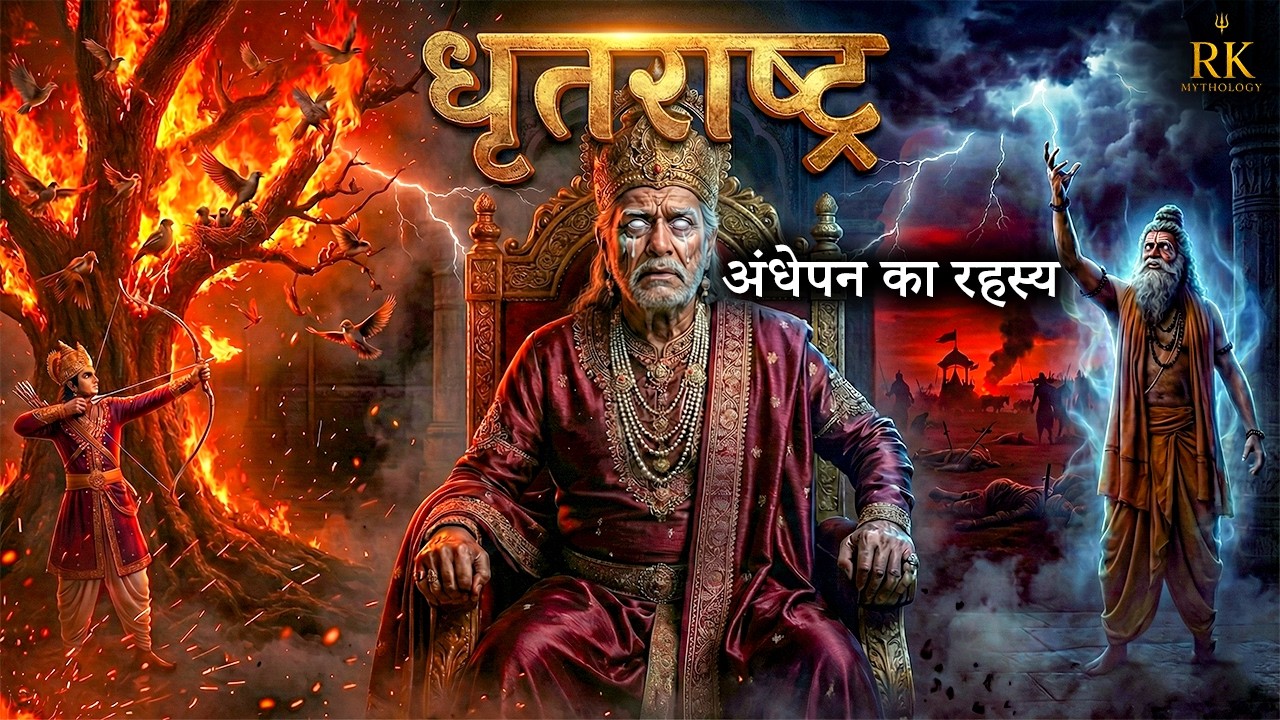 Dhritarashtra - अंधेपन का रहस्य | Past Karma | Hindi Story | RK Mythology