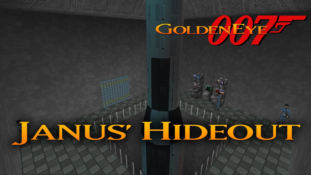 GoldenEye 007 N64 - Janus' Hideout - 00 Agent (Custom level)