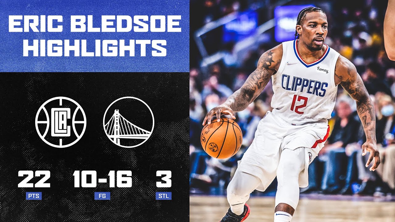 Eric Bledsoe Records 22 Points and 3 Steals in Season Opener vs. Golden State Warriors | LA Clippers