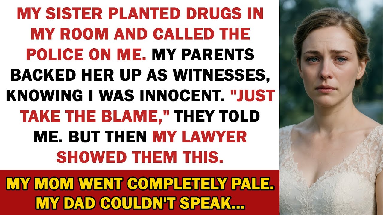 My sister planted drugs in my room and called the POLICE on me. My parents backed her up…