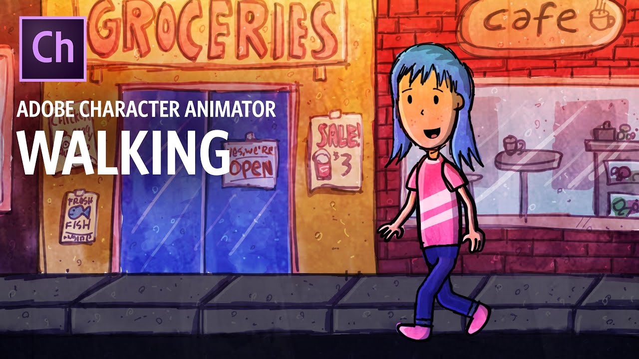 Ходьба (руководство по Adobe Character Animator)