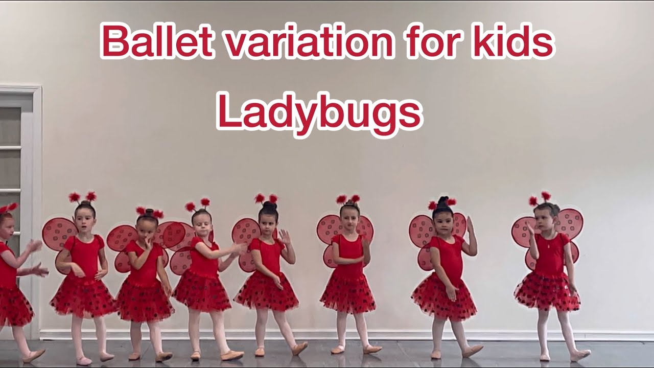 Ballet Kids Ladybugs Dance / children choreography / Strauss music