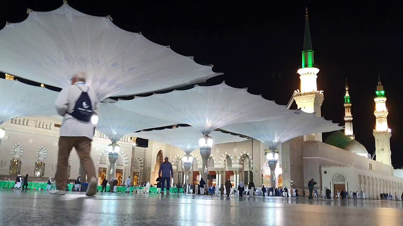 أذان الفجر الأول للمؤذن مهدي بن يوسف بري أبدع فيه بمقام الحجاز ثم الانتقال إلى مقام البيات 1441