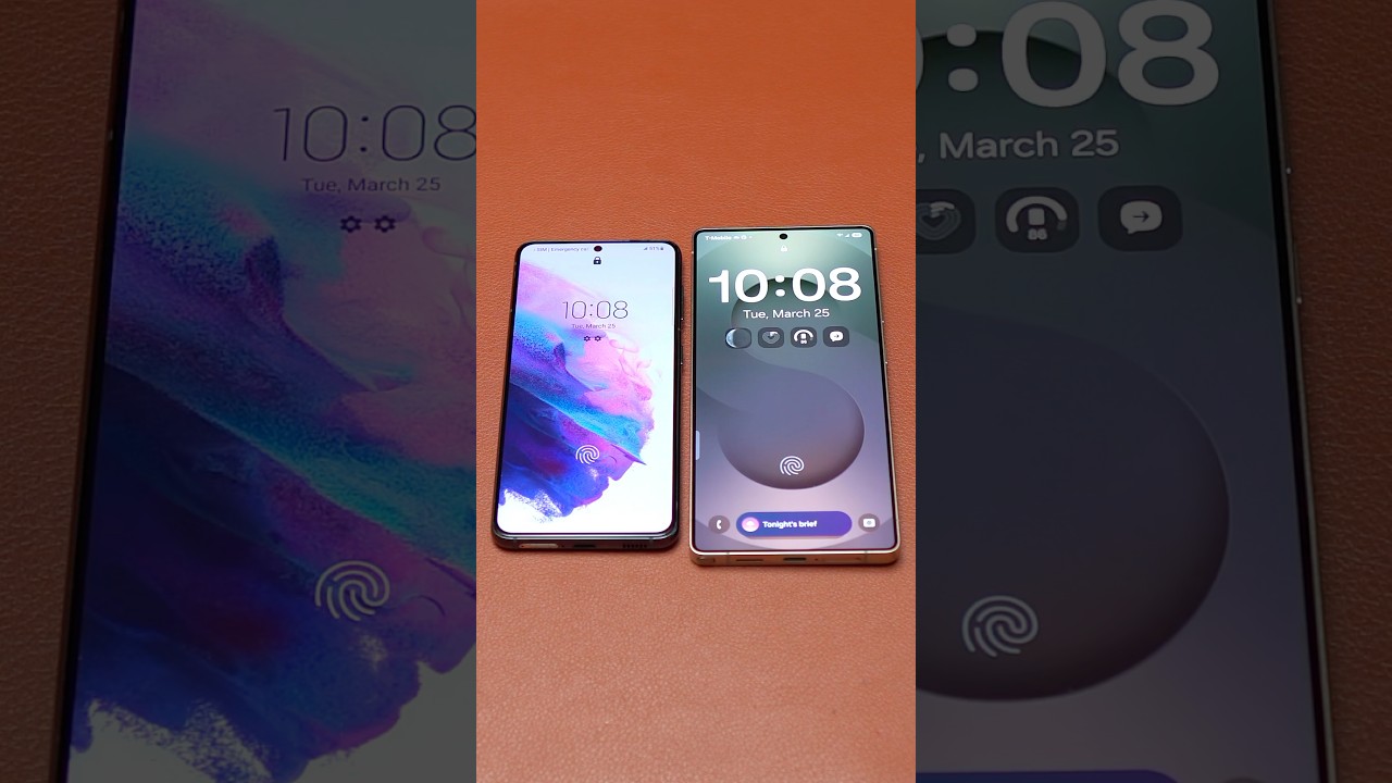 Galaxy S25 Ultra vs S21 Fingerprint Test