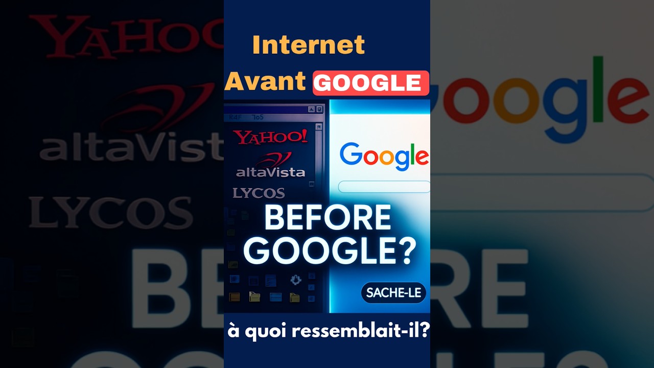 Internet sans Google : voyage dans le pass&eacute;#InternetAvantGoogle #HistoireDuWeb #Tech #SacheLe