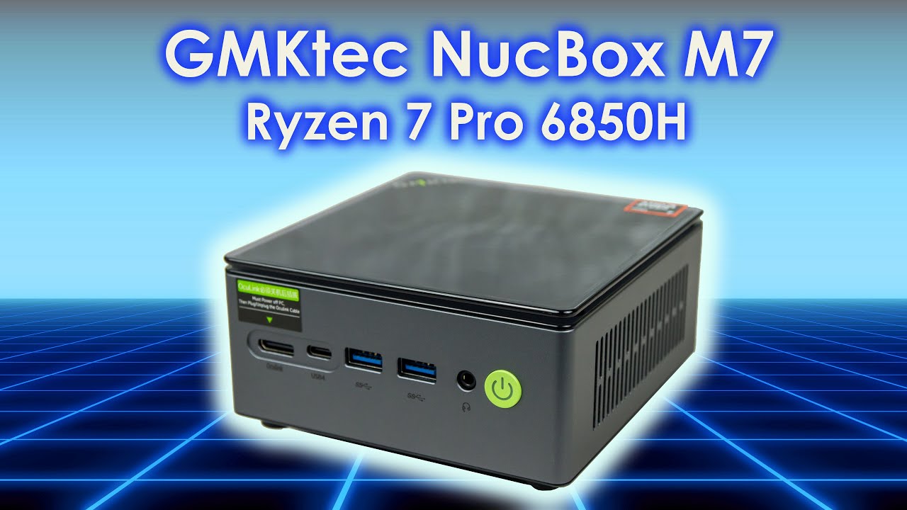 GMKtec NucBox M7 - Ryzen 7 Pro 6850H z Oculink kóry potrafi zaskoczyć