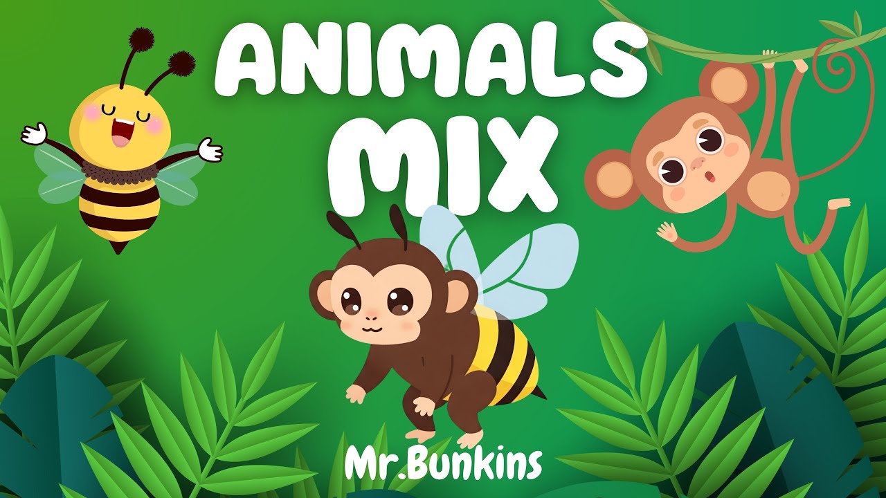 Animals Mix | Animal Song for Kids | Hybrid Animals | Mr.Bunkins