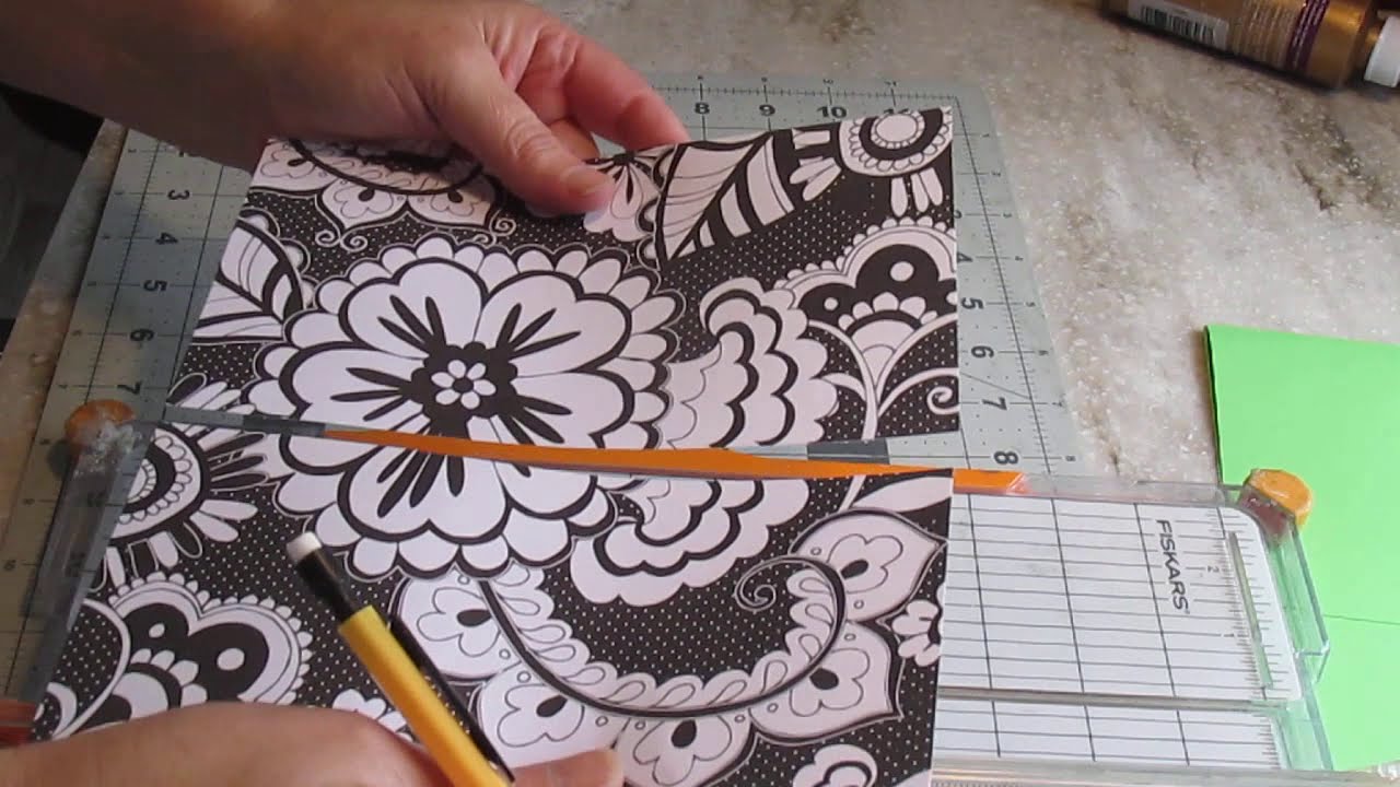Tuto Express | Image Coupée en 4 Sur 4 Rabats | Scrapbooking