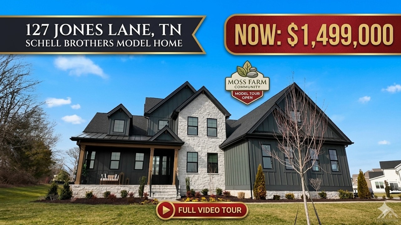 Inside Hendersonville TN's Hottest New Luxury Subdivision | $1.5M Model Home Tour