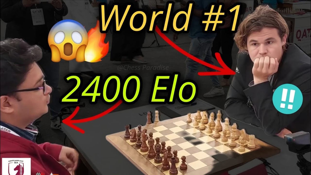 Magnus Carlsen vs 2400elo...A Brutal Lesson in Chess! 🔥